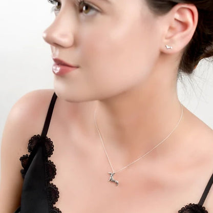 Dachshund Sterling Silver Dog Necklace - Cotswold Jewellery