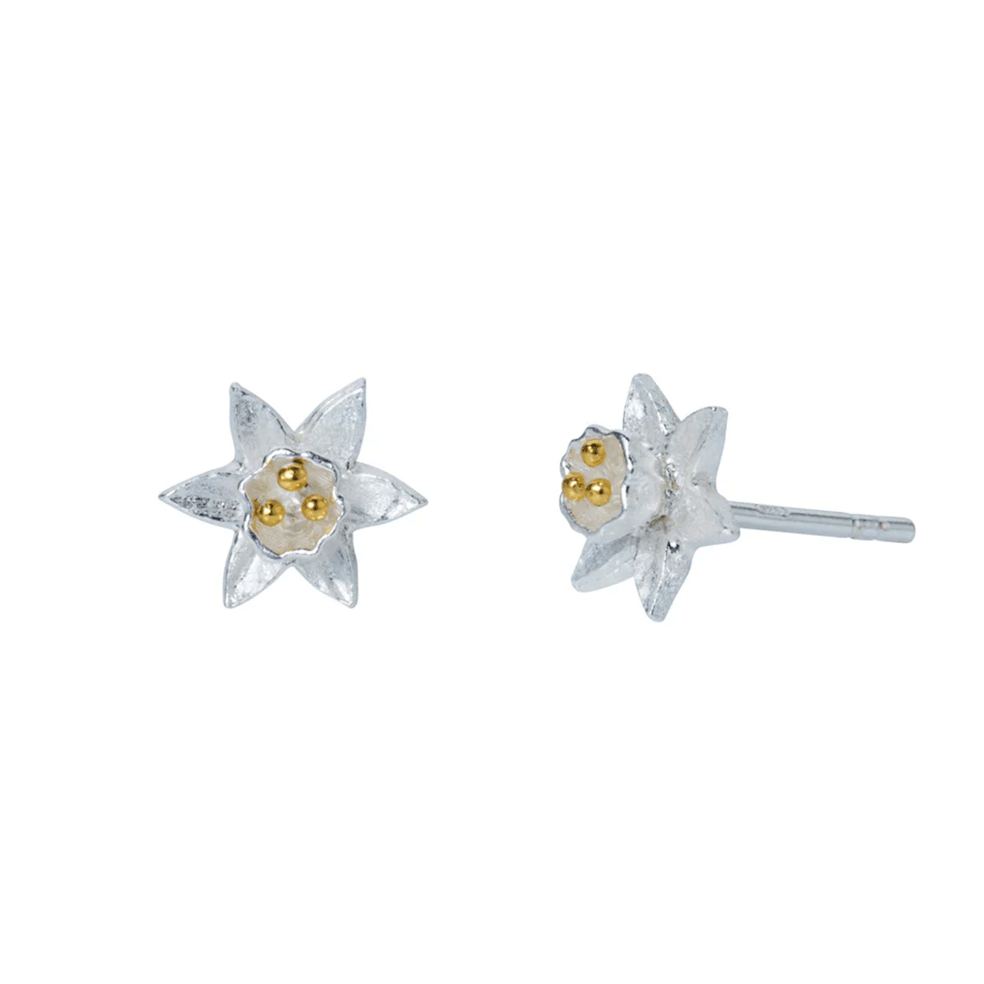 daffodil-silver-earrings