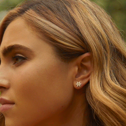 Christin Ranger Daffodil Stud Earrings - Cotswold Jewellery