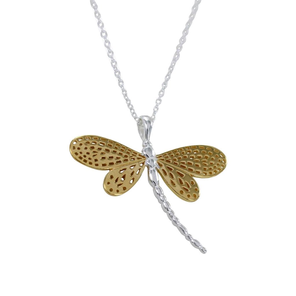 Dainty Dragonfly Necklace - Cotswold Jewellery