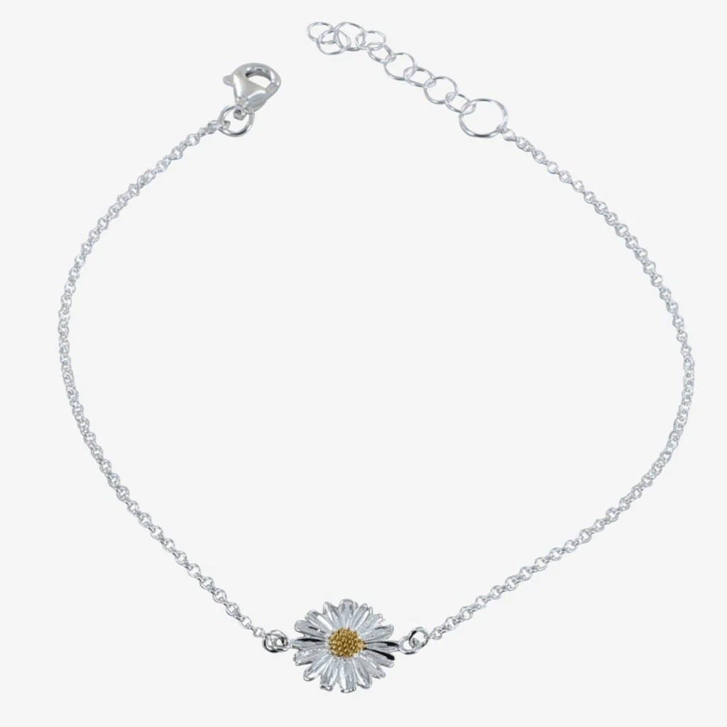 Daisy Sterling Silver Bracelet - Cotswold Jewellery