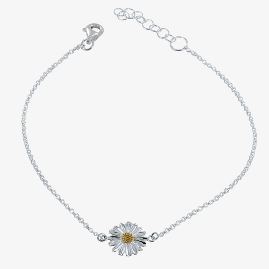 Daisy Sterling Silver Bracelet - Cotswold Jewellery