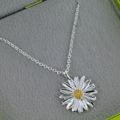 Daisy Daisy Sterling Silver Necklace - Cotswold Jewellery