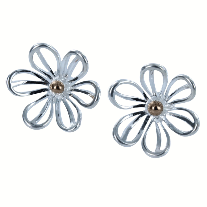 Daisy Flower Earrings - Cotswold Jewellery