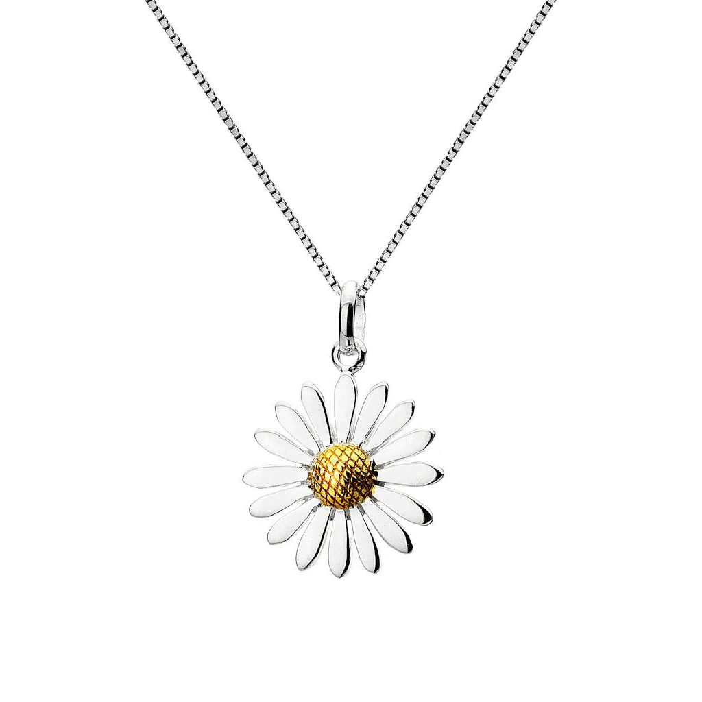 Daisy Sterling Silver Necklace - Cotswold Jewellery