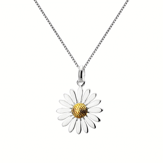 Daisy Sterling Silver Necklace - Cotswold Jewellery