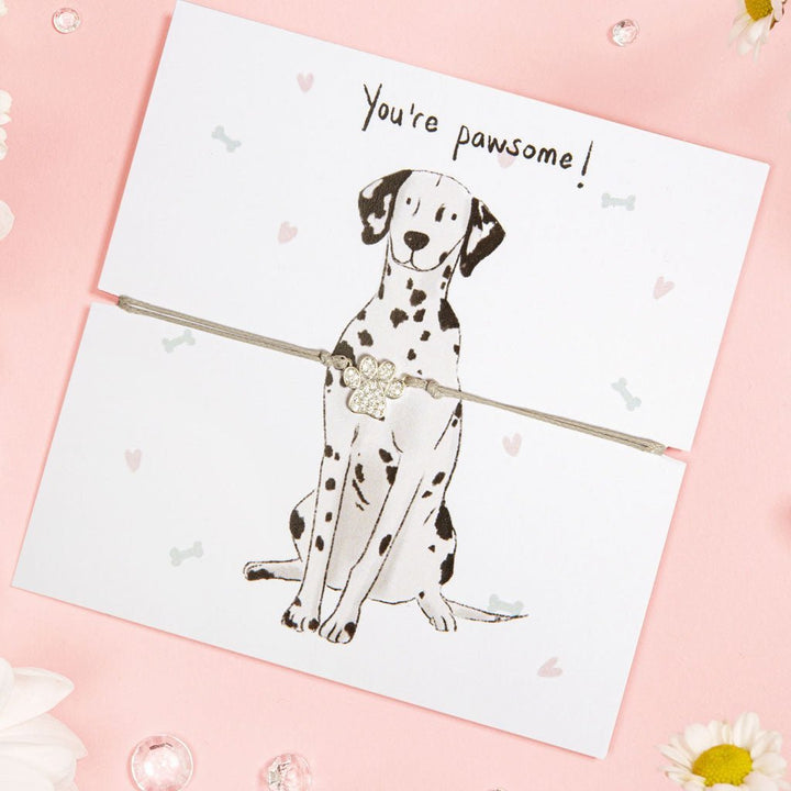 Dalmatian Paw Print Bracelet - Cotswold Jewellery