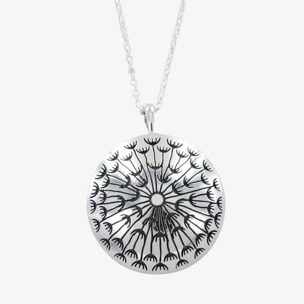 Dandelion Flower Necklace - Cotswold Jewellery