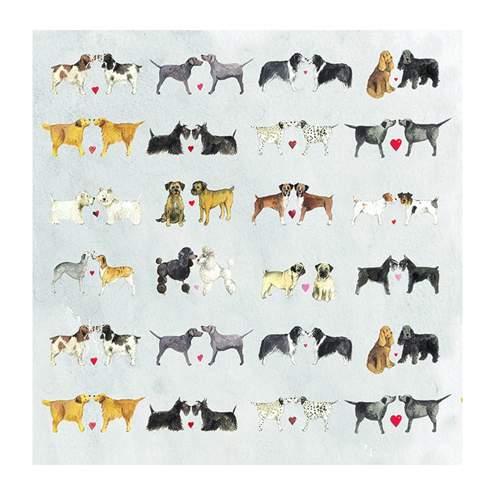 Delightful Dogs Blank Card - Cotswold Jewellery