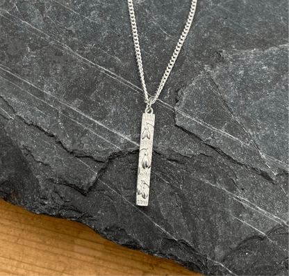 Designer Snowdrop Bar Necklace - Cotswold Jewellery