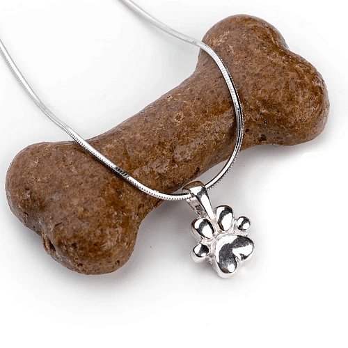 Dog Paw Print Necklace - Cotswold Jewellery