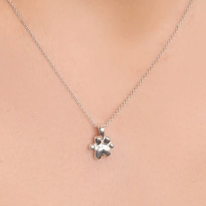 Dog Paw Print Necklace - Cotswold Jewellery