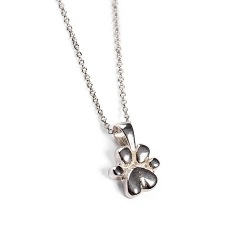Dog Paw Print Necklace - Cotswold Jewellery