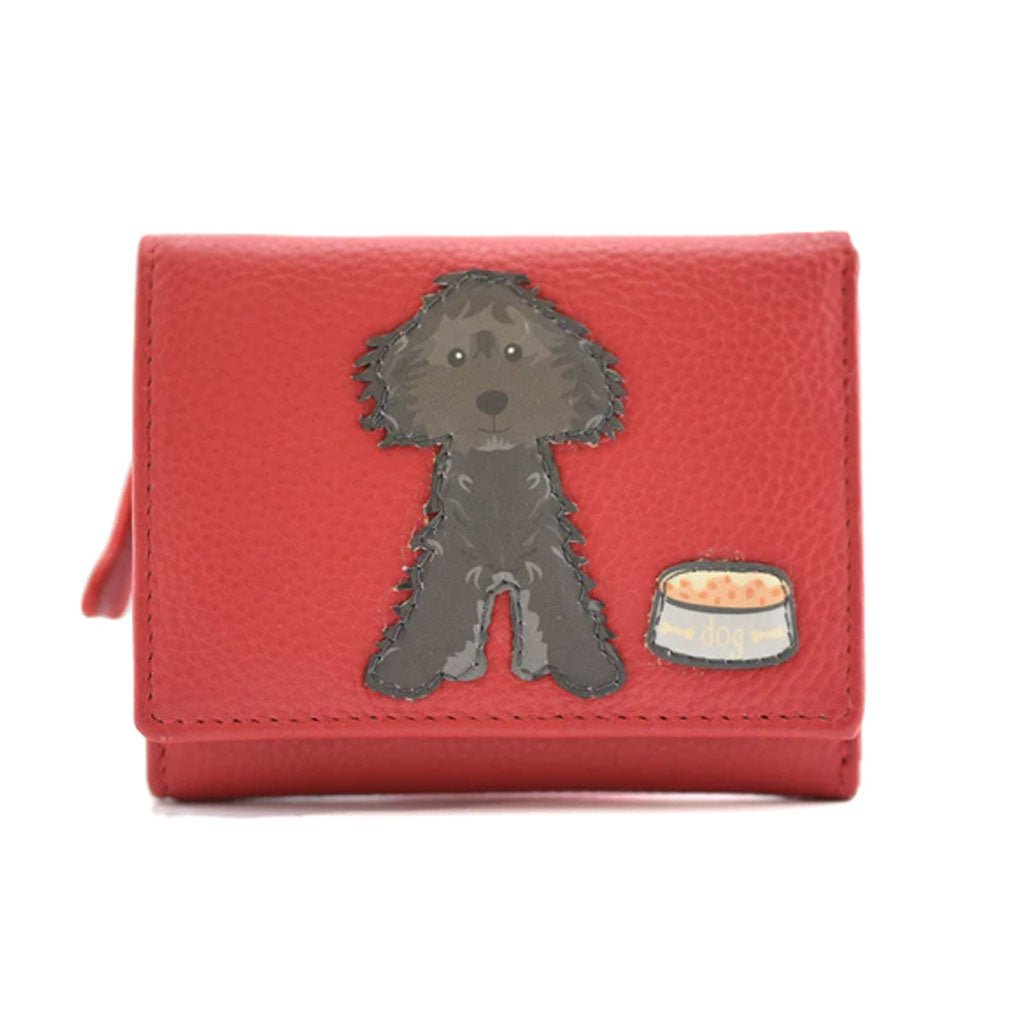 Dog Trifold Small Purse Red - Cotswold Jewellery
