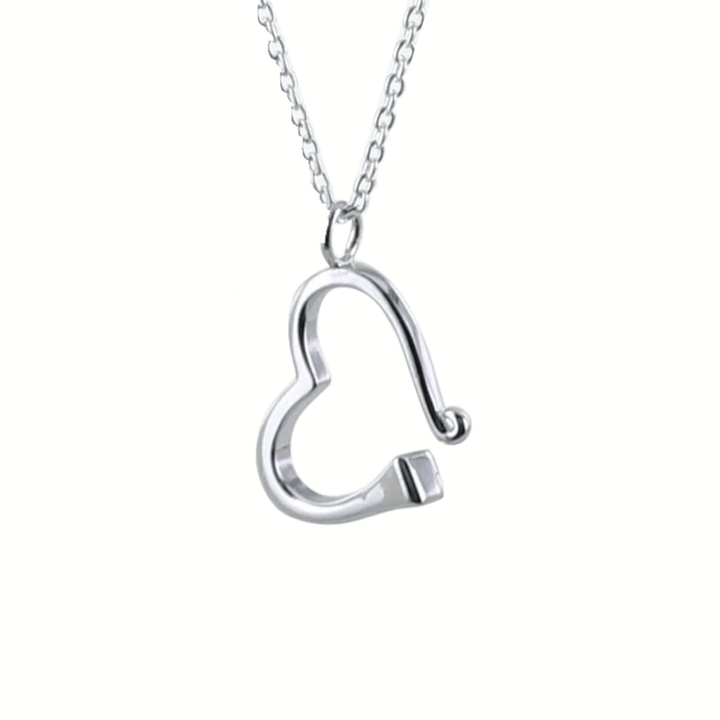 Farrier Nail Heart Necklace - Cotswold Jewellery