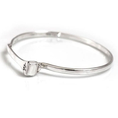 Farrier Nail Sterling Silver Bangle - Cotswold Jewellery