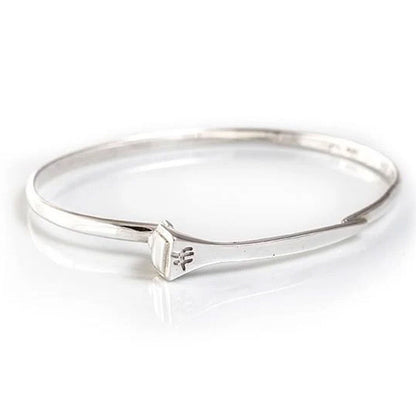 Farrier Nail Sterling Silver Bangle - Cotswold Jewellery