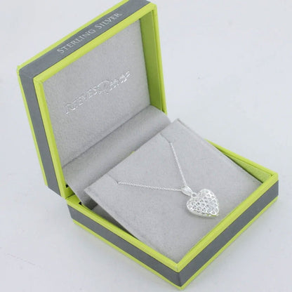 Filigree Heart Necklace - Cotswold Jewellery