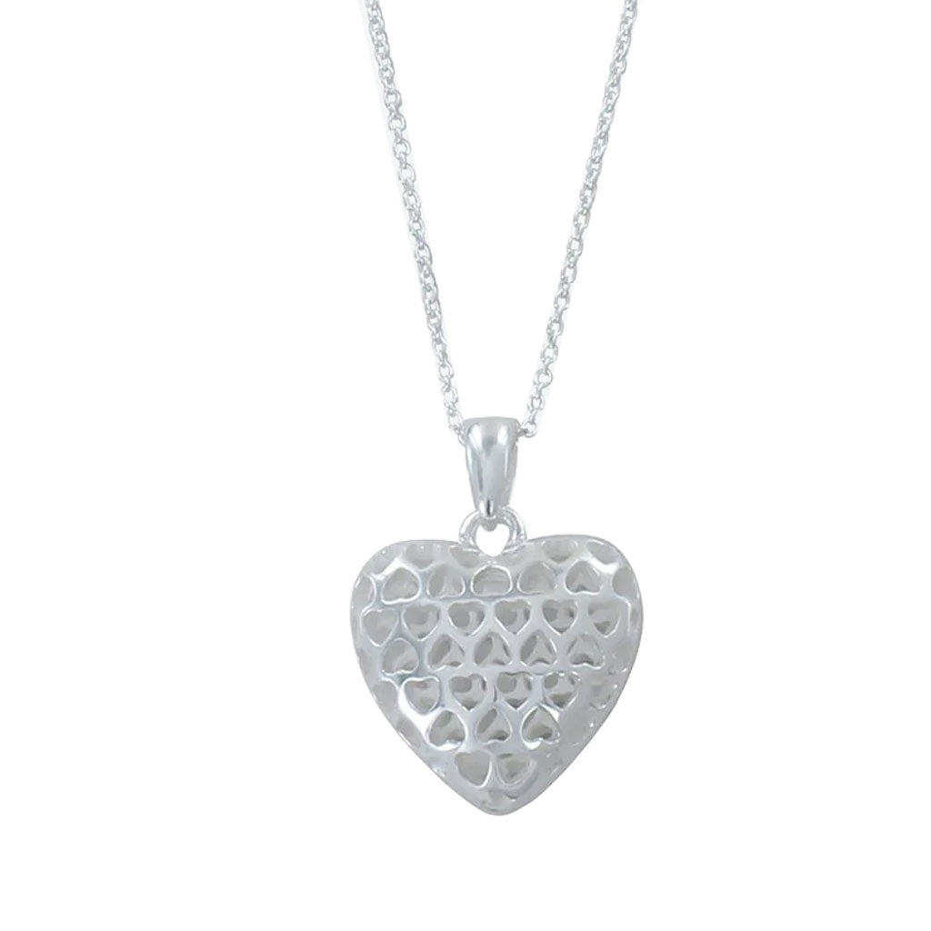 Filigree Heart Necklace - Cotswold Jewellery