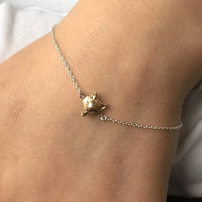 Fox Head Bracelet - Cotswold Jewellery