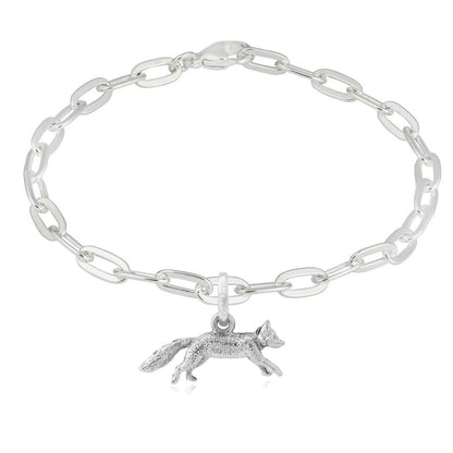 Fox Recycled Sterling Silver Bracelet - Cotswold Jewellery