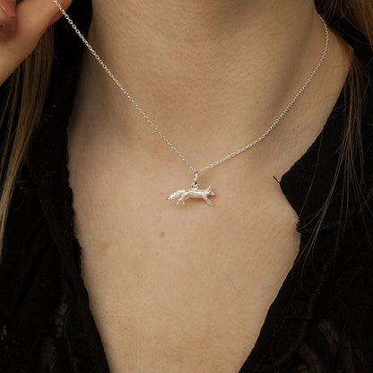 Fox Sterling Silver Necklace - Cotswold Jewellery