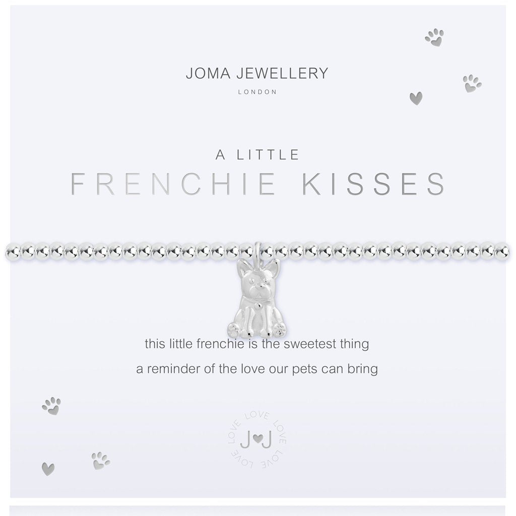 Frenchie Kisses Dog Bracelet - Cotswold Jewellery