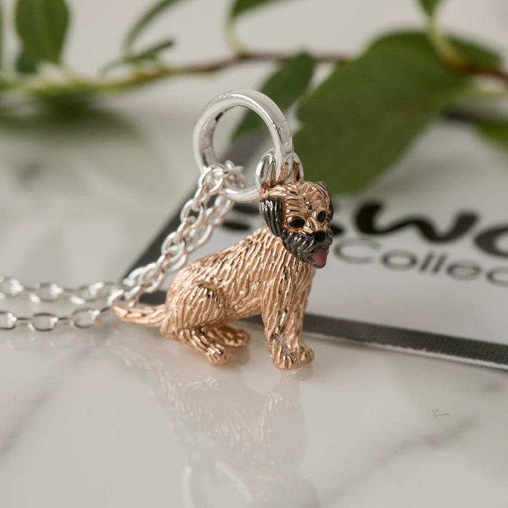 Gemma J Border Terrier Dog Necklace - Cotswold Jewellery