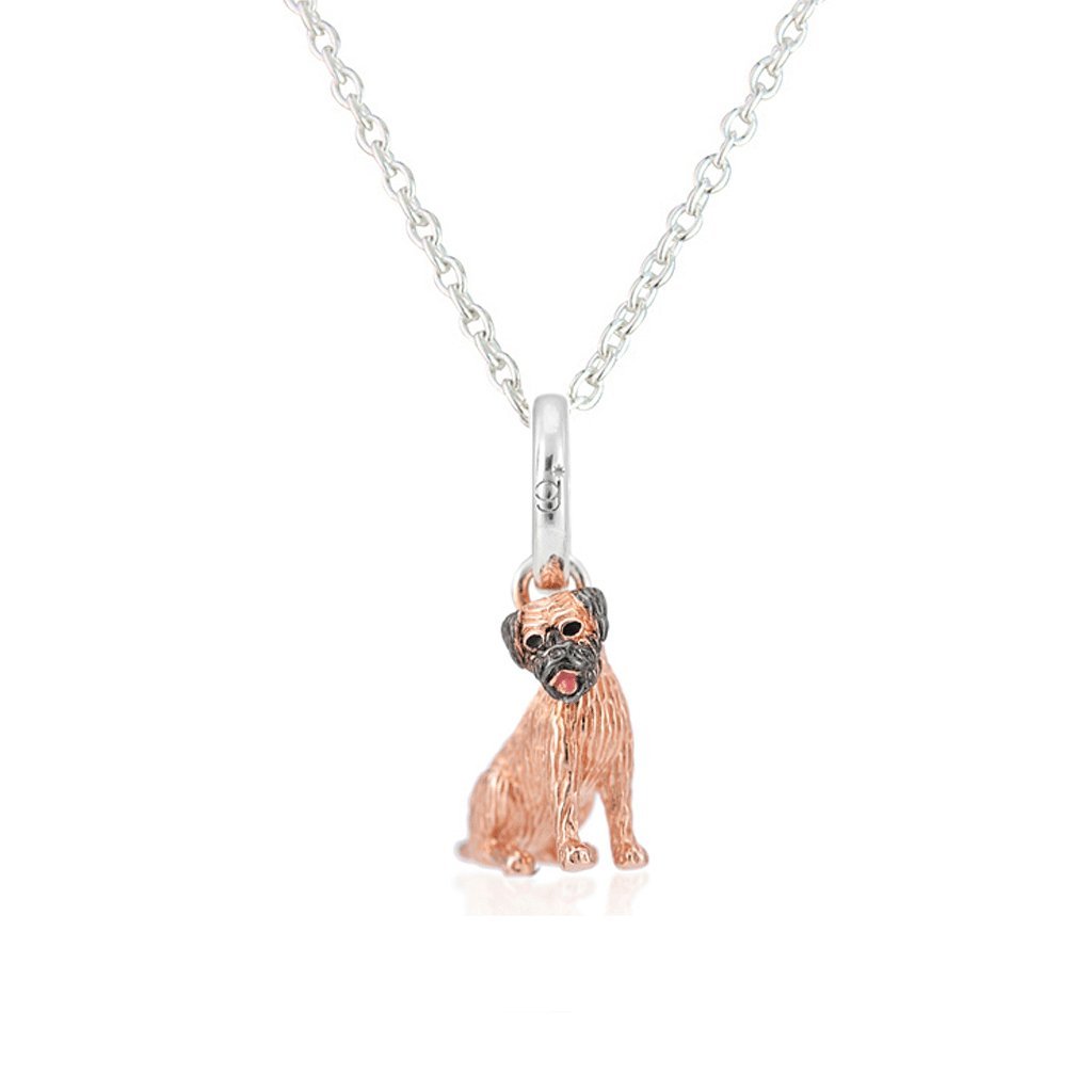 Gemma J Border Terrier Dog Necklace - Cotswold Jewellery