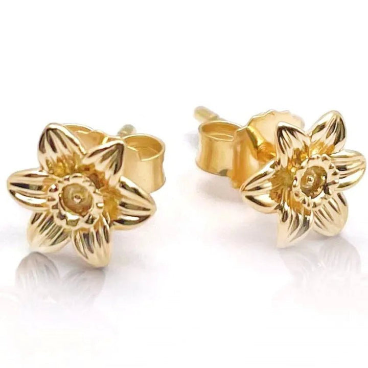 Gemma J Daffodil Earrings - Cotswold Jewellery