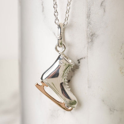 Gemma J Ice Skate Necklace - Cotswold Jewellery