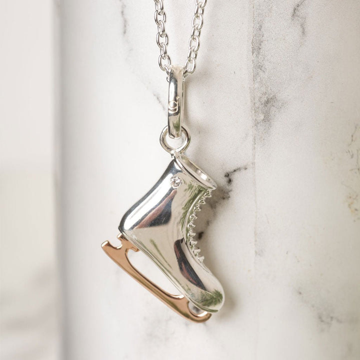 Gemma J Ice Skate Necklace - Cotswold Jewellery