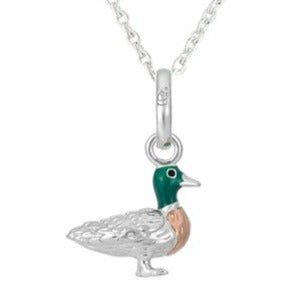 Gemma J Pretty Duck Sterling Silver Necklace - Cotswold Jewellery