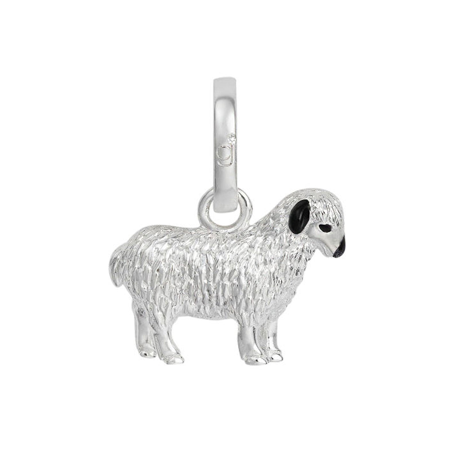 Gemma J Sheep Sterling Silver Charm - Cotswold Jewellery