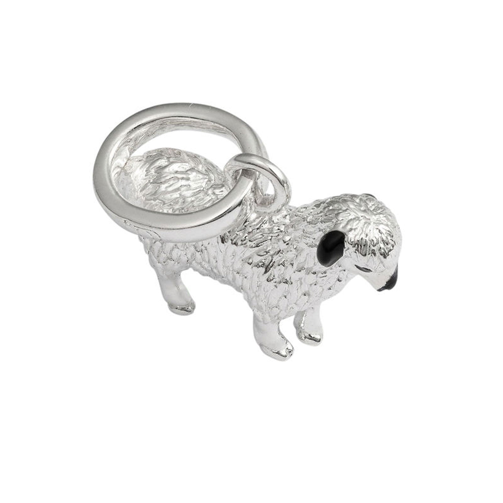 Gemma J Sheep Sterling Silver Charm - Cotswold Jewellery