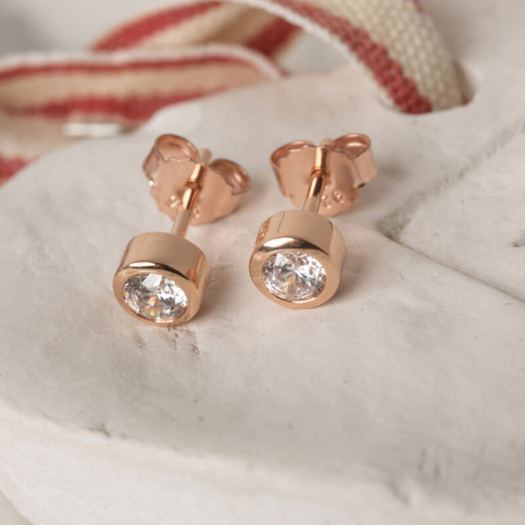 Gemma J Sparkly Mini Stud Earrings