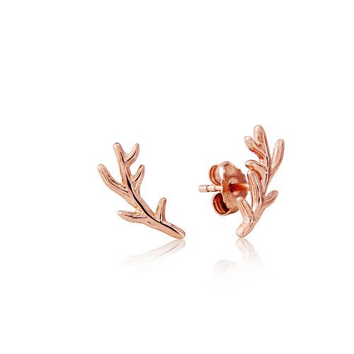 Gemma J Stag Antler Earrings - Cotswold Jewellery