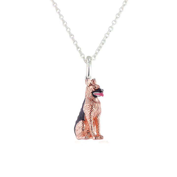 German Shepherd Necklace - Cotswold Jewellery