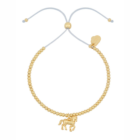 Gold Horse Bracelet - Cotswold Jewellery