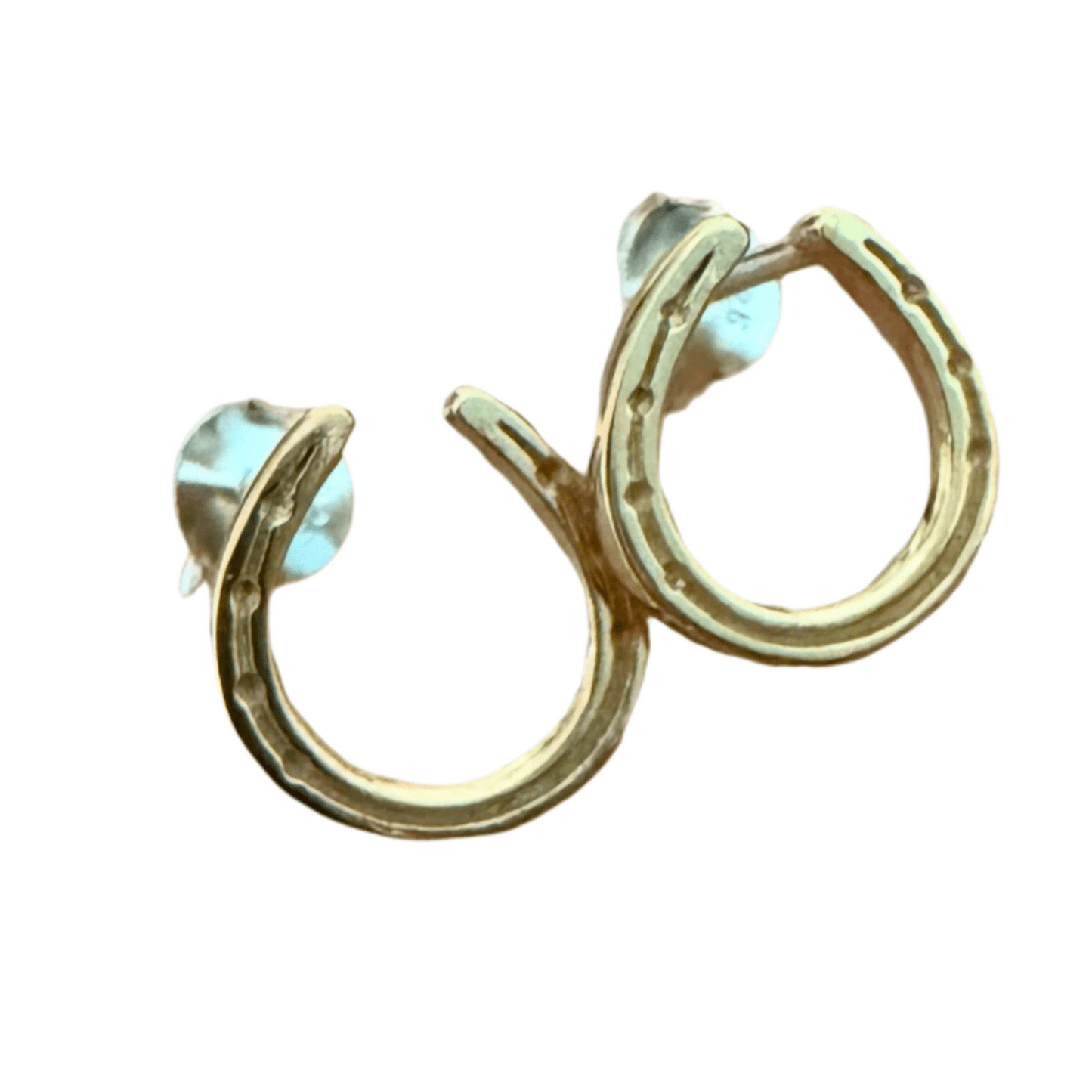 Gold Horseshoe Earrings - Cotswold Jewellery