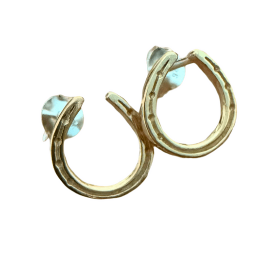 Gold Horseshoe Earrings - Cotswold Jewellery