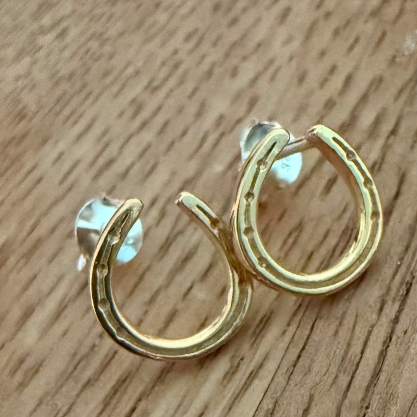 Gold Horseshoe Earrings - Cotswold Jewellery