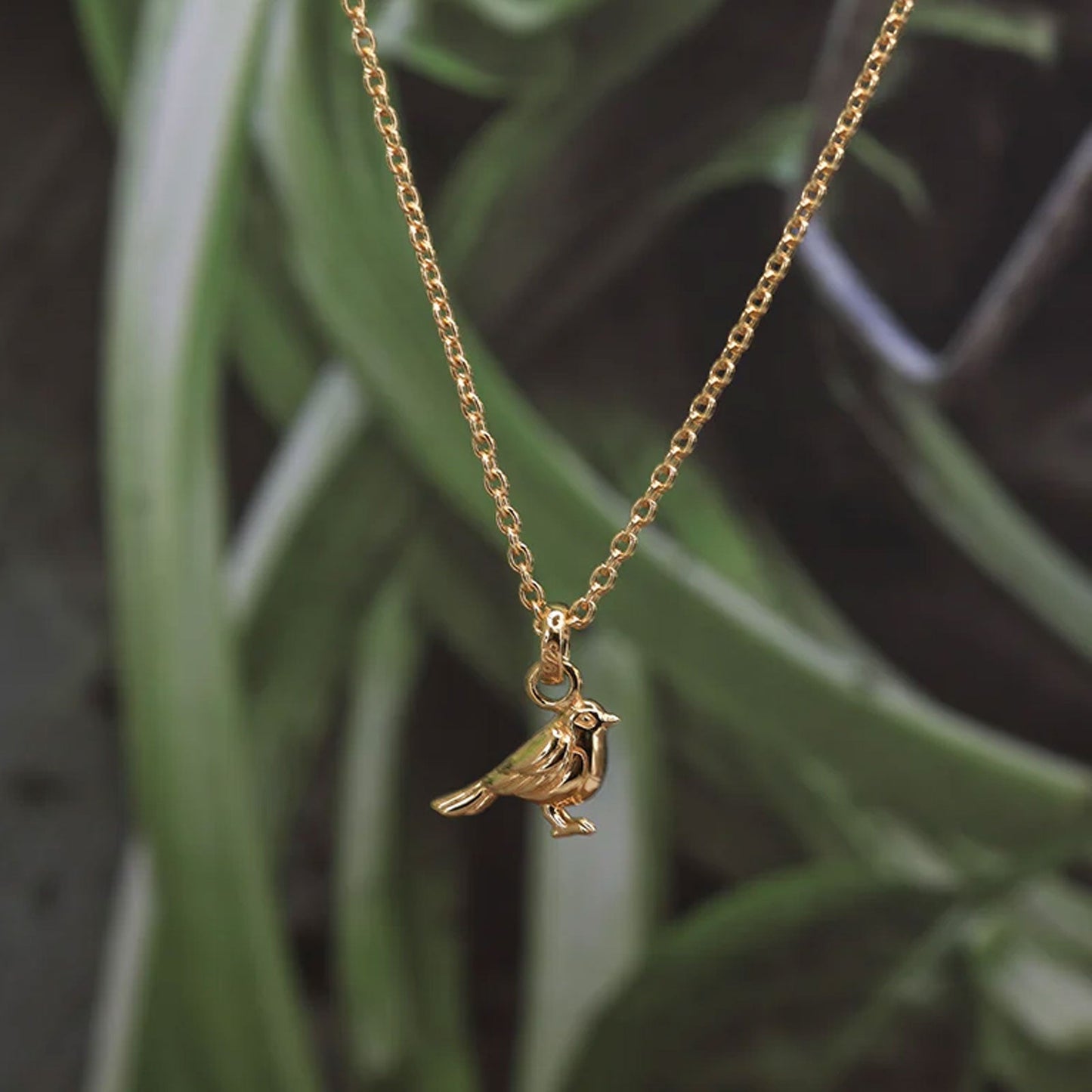 Gold Robin Necklace - Cotswold Jewellery