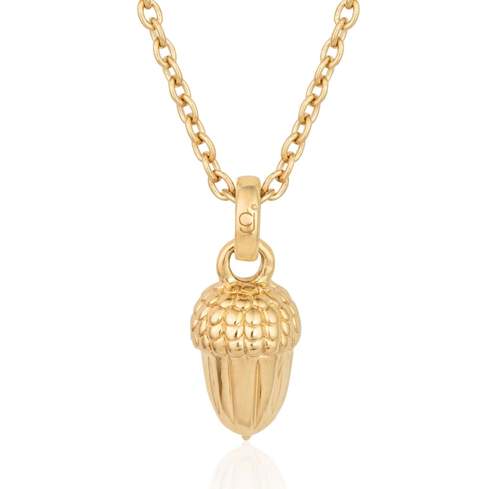 Golden Acorn Necklace - Cotswold Jewellery