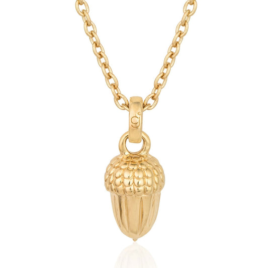 Golden Acorn Necklace - Cotswold Jewellery