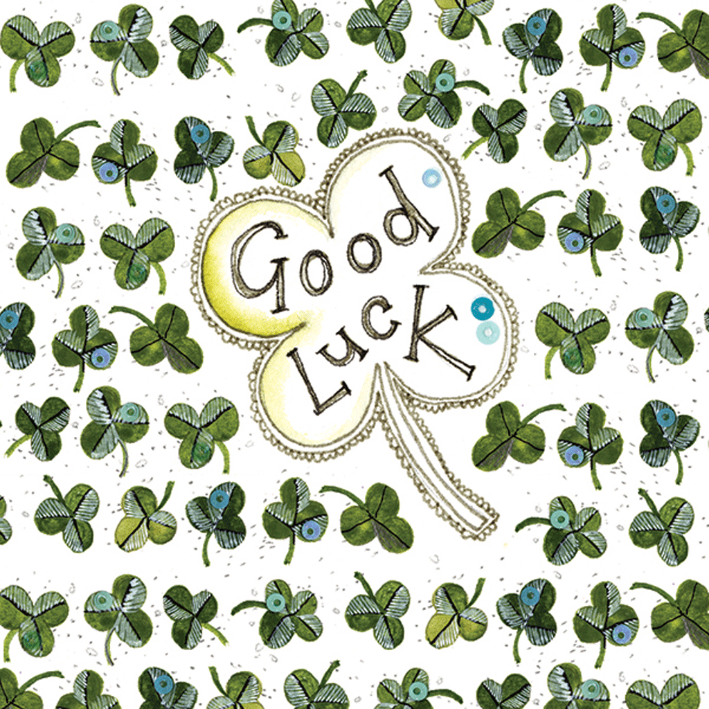Good Luck Clover Card - Cotswold Jewellery