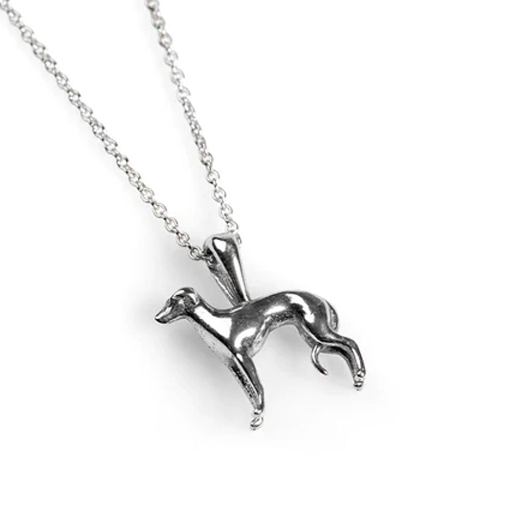 Greyhound Sterling Silver Necklace - Cotswold Jewellery