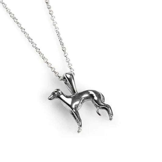 Greyhound Sterling Silver Necklace - Cotswold Jewellery