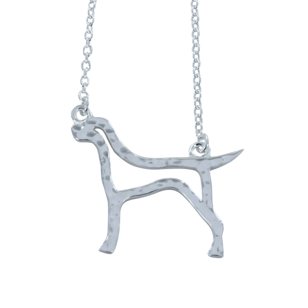 hammered-hound-dog-sterling-silver-necklace