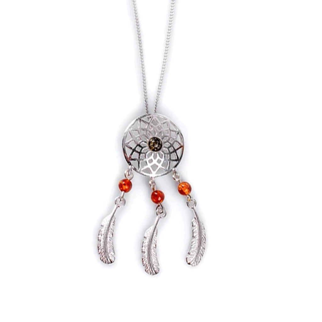 Handcrafted Dream Catcher Necklace - Cotswold Jewellery